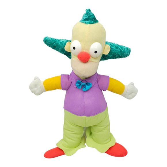 The Simpsons Krusty The Clown Plush 16" Stuffed Toy 2005 NANCO 20th Century Fox - Picture 1 of 14